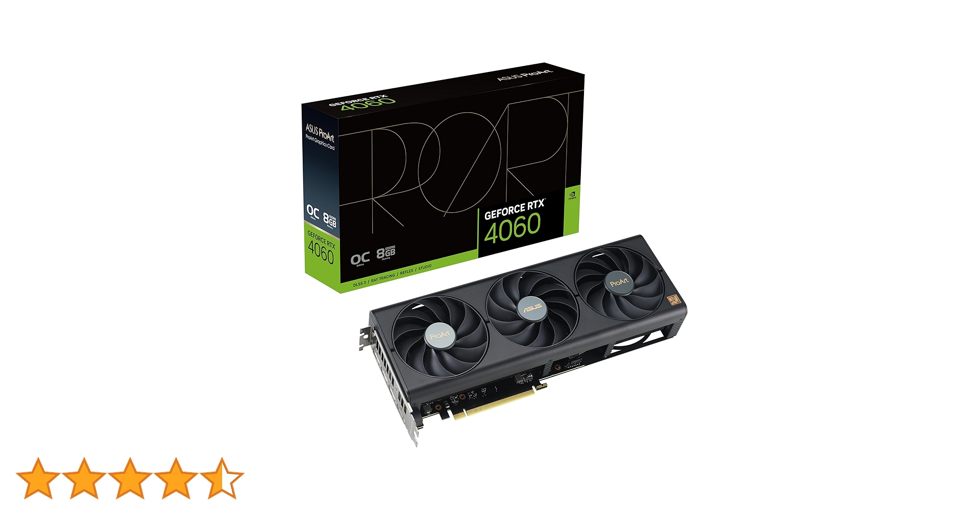ASUS ProArt GeForce RTX™ 4060 OC Edition 8GB GDDR6 Graphics